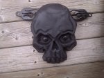 Head Wood Fictional character Carving Metal